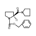 CAS 登录号:50888-84-1, 苄基(2S)-2-(1-吡咯烷基羰基)-1-吡咯烷羧酸酯