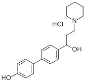 CAS 登录号：50910-26-4， alpha-(4'-羟基-4-联苯基)-1-哌啶丙醇盐酸盐