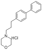 CAS#: 50910-37-7, 4-(3-(4-Biphenylyl)Propyl)Morpholine Hydrochloride