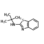 CAS#: 50915-37-2, N-(2-Methyl-2-Propanyl)-1,3-Benzothiazol-2-Amine