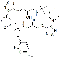 CAS#: 50929-98-1, (R)-Bis[3-[3-(Tert-Butylamino)-2-Hydroxypropoxy]-4-Morpholino-1,2,5-Thiadiazole] Maleate