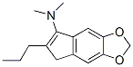 CAS 登录号:51003-80-6, 2-丙基-3-二甲基氨基-5,6-亚甲二氧基茚