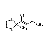 CAS#: 51006-94-1, 2-Methyl-2-[(2E)-2-Penten-2-Yl]-1,3-Dioxolane