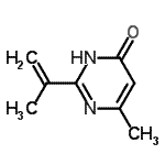 CAS#: 51072-79-8, 2-Isopropenyl-6-Methyl-4(1H)-Pyrimidinone