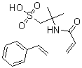 CAS#: 51121-85-8, 1-Propanesulfonic acid, 2-methyl-2-((1-oxo-2-propenyl)amino)-, polymer with ethenylbenzene