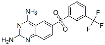 CAS 登录号：51123-89-8， 6-[[3-(三氟甲基)苯基]磺酰基]-2,4-喹唑啉二胺