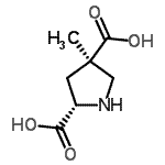 CAS#: 511528-78-2, (2S,4R)-4-Methyl-2,4-Pyrrolidinedicarboxylic Acid