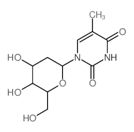 CAS#: 5116-45-0, 1-(2'-Deoxy-beta-D-Glucopyranosyl)Thymine