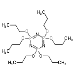 CAS 登录号：5116-77-8， 2,2,4,4,6,6-己丙氧基-1,3,5,2lambda<sup>5</sup>,4lambda<sup>5</sup>,6lambda<sup>5</sup>-三氮杂三膦杂环己三烯