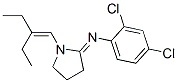 CAS 登录号：51170-85-5， N-(2,4-二氯苯基)-1-(2-乙基丁-1-烯基)吡咯烷-2-亚胺