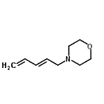 CAS#: 51180-43-9, 4-[(2E)-2,4-Pentadien-1-Yl]Morpholine