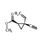 CAS#: 51213-13-9, Methyl (1R,2R)-2-Cyano-2-Vinylcyclopropanecarboxylate