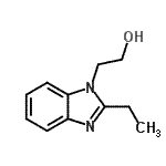 CAS 登录号：51215-27-1， 2-(2-乙基-1H-苯并咪唑-1-基)乙醇