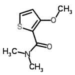 CAS#: 512188-17-9, 3-Methoxy-N,N-Dimethyl-2-Thiophenecarboxamide
