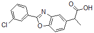 CAS#: 51234-29-8, 2-(3-Chlorophenyl)-alpha-Methyl-5-Benzoxazoleacetic Acid