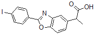 CAS#: 51234-74-3, 2-(4-Iodophenyl)-alpha-Methyl-5-Benzoxazoleacetic Acid