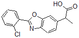 CAS 登录号:51234-79-8, 2-(2-氯苯基)-alpha-甲基-6-苯并恶唑乙酸