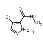 CAS#: 512809-81-3, 4-Bromo-1-Methyl-1H-Pyrazole-5-Carbohydrazide