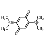 CAS#: 512834-01-4, 2,5-Bis(Dimethylsilyl)-1,4-Benzoquinone