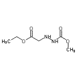 CAS 登录号：512856-47-2， 甲基2-(2-乙氧基-2-氧代乙基)肼羧酸酯