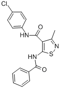 CAS#: 51287-57-1, 5-(Benzoylamino)-N-(4-Chlorophenyl)-3-Methyl-4-Isothiazolecarboxamide