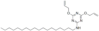 CAS 登录号：51305-29-4， N-十八烷基-4,6-二(烯丙氧基)-1,3,5-三嗪-2-胺