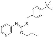 CAS#: 51308-62-4, S-((4-(1,1-Dimethylethyl)Phenyl)Methyl) O-Propyl 3-Pyridinylcarbonimidothioate
