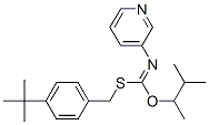 CAS#: 51308-69-1, S-((4-(1,1-Dimethylethyl)Phenyl)Methyl) O-(1,2-Dimethylpropyl) 3-Pyridinylcarbonimidothioate