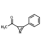 CAS 登录号：51315-04-9， 1-(3-苯基-2H-氮杂环丙烯-2-基)乙酮