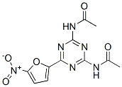 CAS#: 51325-35-0, N,N'-[6-(5-Nitro-2-furanyl)-1,3,5-triazine-2,4-diyl]bisacetamide