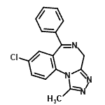 CAS#: 51339-48-1, 8-Chloro-1-Methyl-6-Phenyl-4H-[1,2,4]Triazolo[4,3-a][1,4]Benzodiazepine