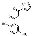 CAS#: 51379-25-0, 1-(2-Furyl)-3-(2-Hydroxy-5-Methylphenyl)-1,3-Propanedione