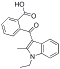 CAS 登录号：51389-84-5， 2-[(1-乙基-2-甲基-1H-吲哚-3-基)羰基]苯甲酸