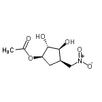 CAS#: 514206-30-5, (1R,2R,3S,4R)-2,3-Dihydroxy-4-(Nitromethyl)Cyclopentyl Acetate