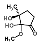 CAS#: 514213-33-3, (3S)-2,3-Dihydroxy-2-Methoxy-3-Methylcyclopentanone