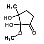 CAS#: 514213-43-5, 2,3-Dihydroxy-2-Methoxy-3-Methylcyclopentanone