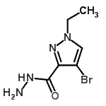 CAS#: 514800-87-4, 4-Bromo-1-Ethyl-1H-Pyrazole-3-Carbohydrazide