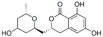 CAS 登录号：51484-09-4， (3R)-3,4-二氢-6,8-二羟基-3-[[(2R,6S)-四氢-4-羟基-6-甲基-2H-吡喃-2-基]甲基]-1H-2-苯并吡喃-1-酮