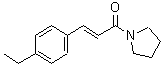 CAS#: 514841-53-3, (2E)-3-(4-Ethylphenyl)-1-(1-Pyrrolidinyl)-2-Propen-1-One