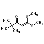 CAS#: 51507-09-6, 4,4-Dimethyl-1,1-Bis(Methylsulfanyl)-1-Penten-3-One