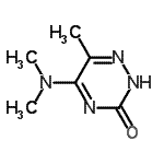 CAS 登录号：515116-37-7， 5-(二甲基氨基)-6-甲基-1,2,4-三嗪-3(2H)-酮