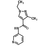 CAS#: 515828-94-1, 1-Ethyl-3-Methyl-N-(3-Pyridinyl)-1H-Pyrazole-4-Carboxamide