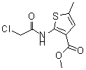 CAS 登录号：515832-45-8， 2-[(氯乙酰基)氨基]-5-甲基-3-噻吩羧酸甲酯