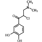 CAS 登录号：515866-86-1， 2-氯-1-(3,4-二羟基苯基)-3-二甲基氨基-丙-1-酮