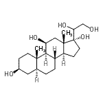 CAS#: 516-39-2, (3beta,5alpha,11beta)-Pregnane-3,11,17,20,21-Pentol