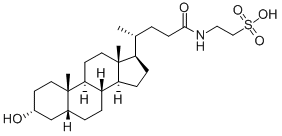 CAS#: 516-90-5, 2-[[(4R)-4-[(3R,5R,8R,9S,10S,13R,14S,17R)-3-Hydroxy-10,13-Dimethyl-2,3,4,5,6,7,8,9,11,12,14,15,16,17-Tetradecahydro-1H-Cyclopenta[a]Phenanthren-17-Yl]Pentanoyl]Amino]Ethanesulfonic Acid