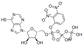 CAS 登录号:51640-19-8, (S-二硝基苯基)-6-巯基嘌呤核糖甙三磷酸酯