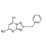 CAS#: 51646-33-4, 2-(Benzylsulfanyl)-5-Methyl[1,2,4]Triazolo[1,5-a]Pyrimidin-7-Ol