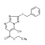 CAS#: 51646-43-6, Ethyl 2-(Benzylsulfanyl)-7-Hydroxy[1,2,4]Triazolo[1,5-a]Pyrimidine-6-Carboxylate