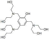 CAS 登录号：51658-22-1， 2,4,6-三[[二(2-羟基乙基)氨基]甲基]-苯酚